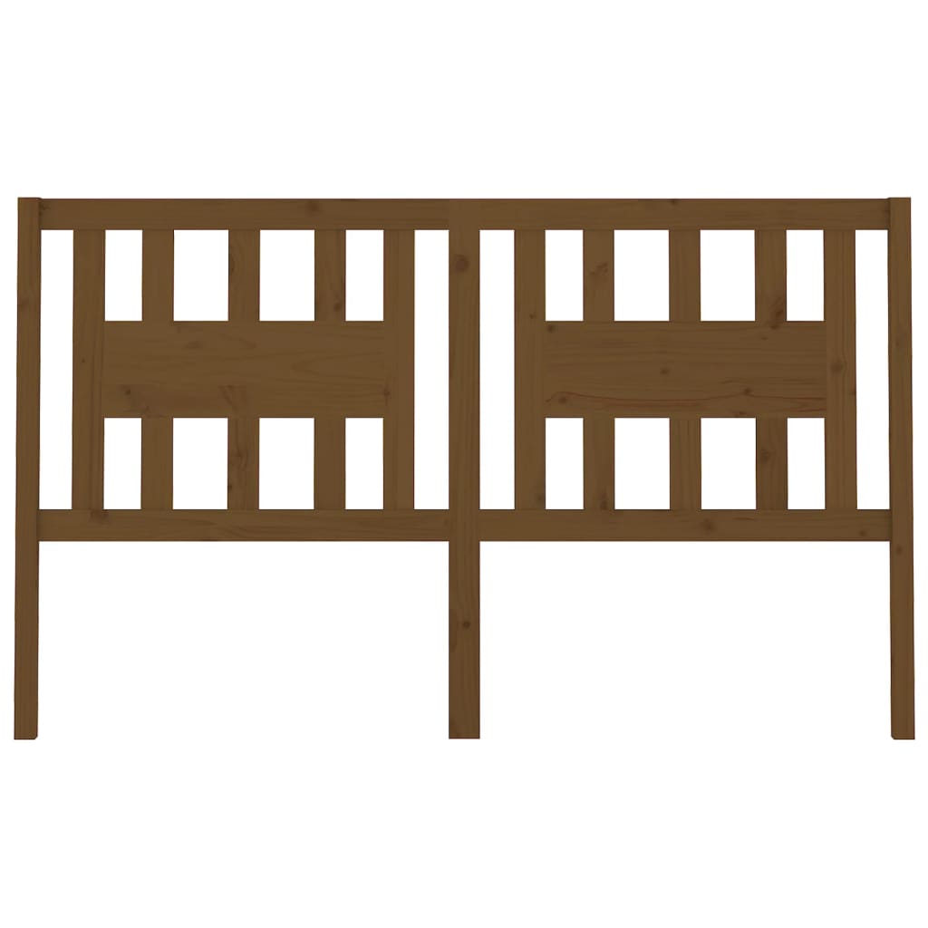 Solid Pine Headboard Honey Brown 166x4x100 cm - Elegant & Durable