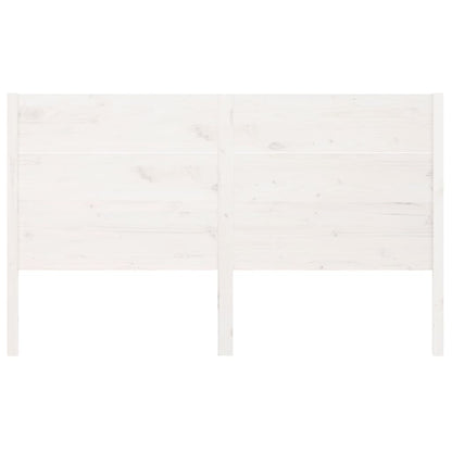 Solid Pine Headboard - White 146x4x100 cm - Elegant & Durable
