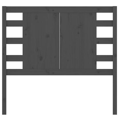 Solid Pine Grey Headboard 106x4x100 cm | Stylish & Durable