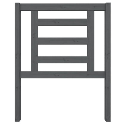 Solid Pine Grey Headboard - 81x4x100 cm | Elegant Bedroom Decor