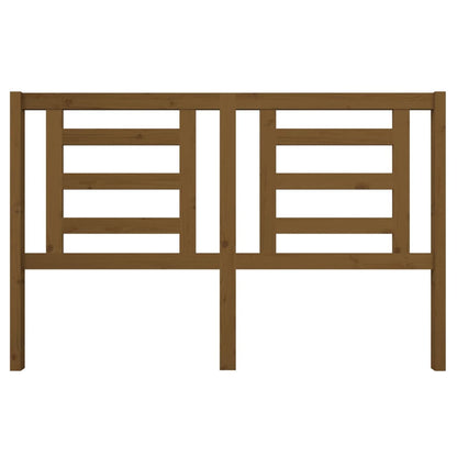 Solid Pine Wood Honey Brown Headboard 156x4x100 cm
