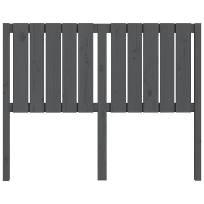 Solid Pine Grey Bed Headboard - 125.5x4x100 cm