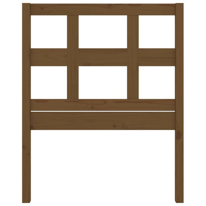 Solid Pine Honey Brown Bed Headboard, 105.5x4x100 cm