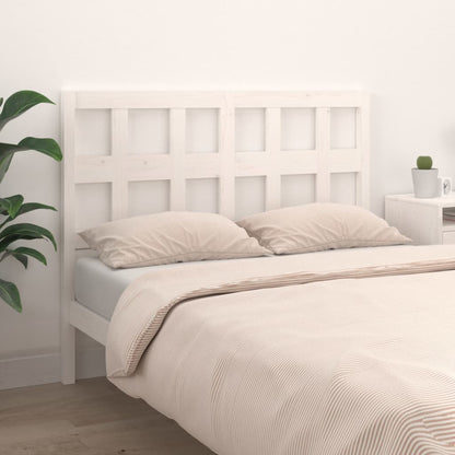 Solid Wood Pine Headboard - White, 185.5x4x100 cm