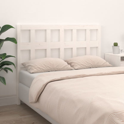 Solid Wood Pine Headboard - White, 185.5x4x100 cm