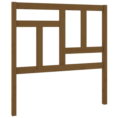 Solid Pine Bed Headboard in Honey Brown 80.5x4x100 cm