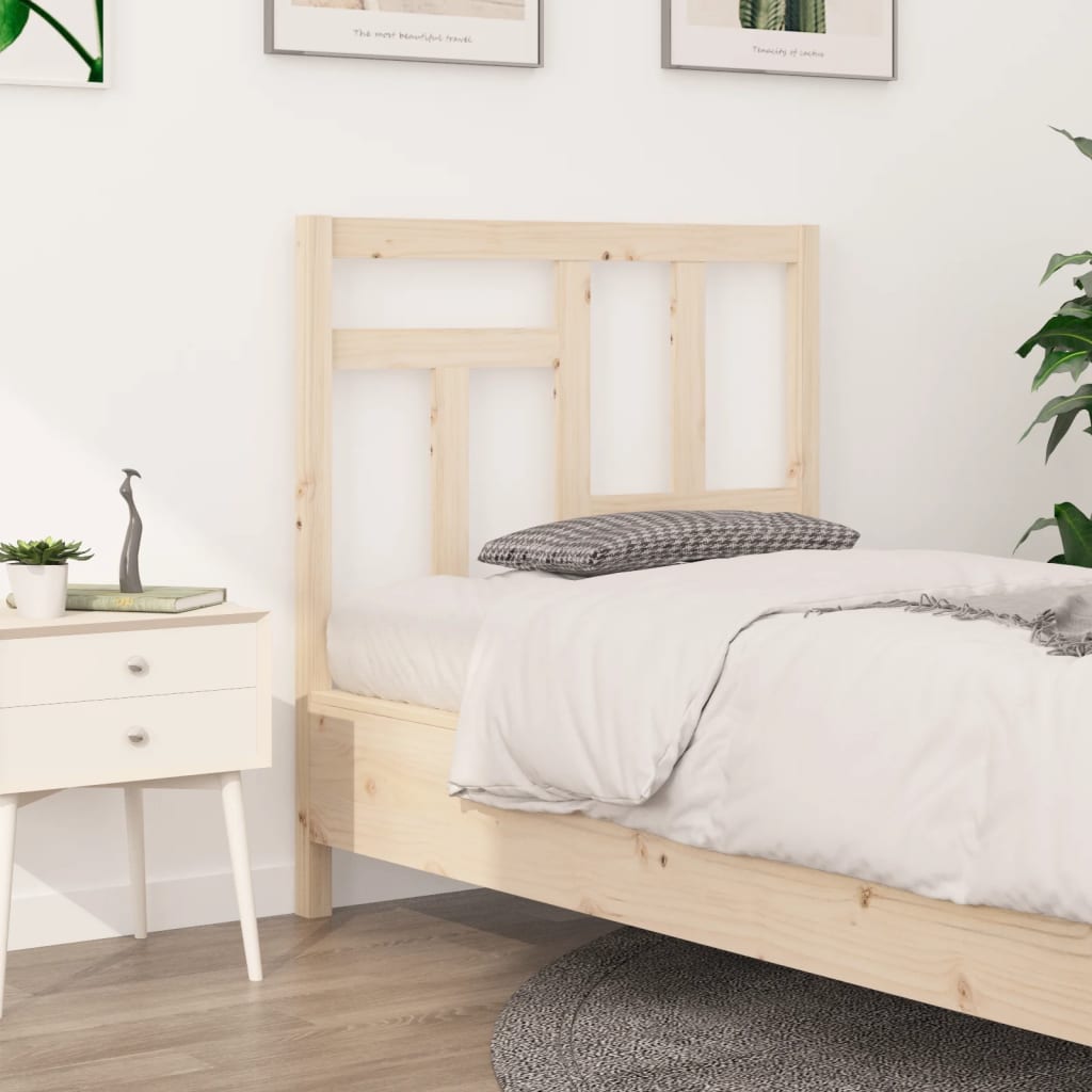 Solid Pine Wood Headboard 95.5x4x100 cm - Stylish & Durable