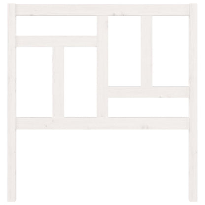 Solid Pine Wood White Headboard 95.5x4x100 cm - Stylish & Durable