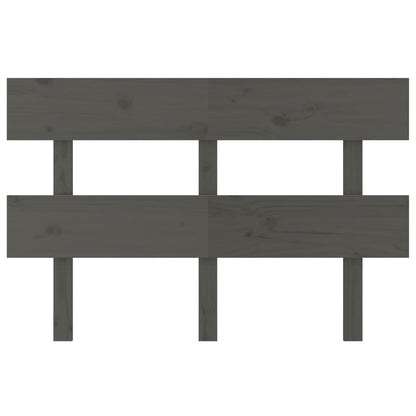Solid Pine Grey Bed Headboard 138x3x81 cm - Stylish & Durable