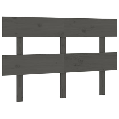 Solid Pine Grey Bed Headboard 144x3x81 cm | Stylish & Durable
