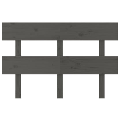 Solid Pine Grey Bed Headboard 144x3x81 cm | Stylish & Durable