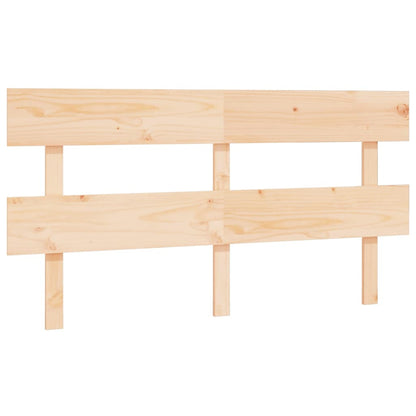 Solid Pine Wood Bed Headboard 154x3x81 cm - Natural Elegance