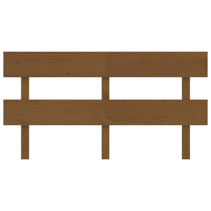 Solid Wood Pine Headboard, Honey Brown, 154x3x81 cm