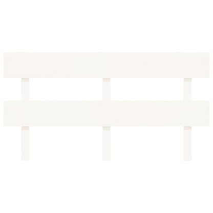 Solid Wood Pine Bed Headboard, White, 164x3x81 cm