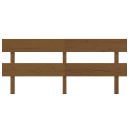 Solid Pine Headboard, Honey Brown, 184x3x81 cm - Elegant Design