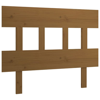 Solid Wood Pine Headboard, Honey Brown, 93.5x3x81 cm