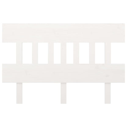 Solid Pine White Headboard 123.5x3x81 cm - Stylish & Durable Design