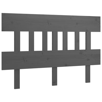 Solid Pine Grey Headboard 123.5x3x81 cm - Stylish & Durable