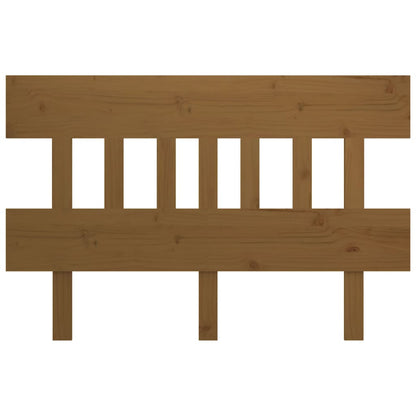 Solid Pine Wood Bed Headboard, Honey Brown, 183.5x3x81 cm