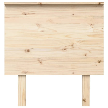 Solid Pine Wood Bed Headboard 79x6x82.5 cm - Elegant & Durable