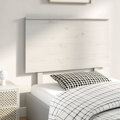 Solid Pine White Headboard 94x6x82.5 cm - Stylish & Durable