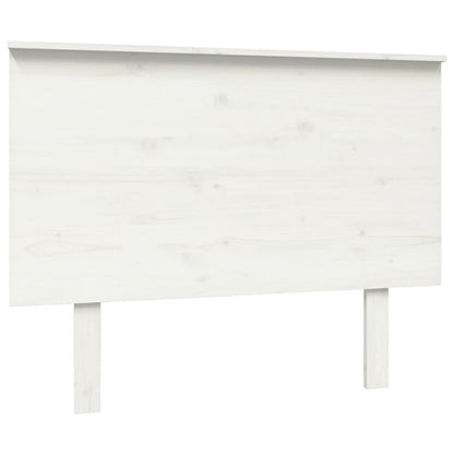 Solid Pine Wood White Headboard, 104x6x82.5 cm