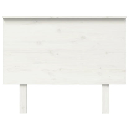 Solid Pine Wood White Headboard, 104x6x82.5 cm