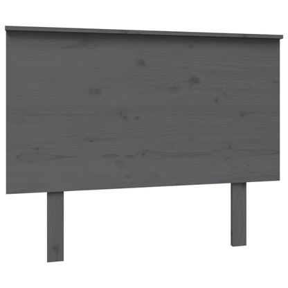 Solid Pine Grey Headboard 104x6x82.5 cm - Stylish & Durable