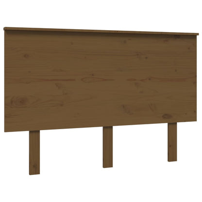 Solid Pine Bed Headboard in Honey Brown - 124x6x82.5 cm
