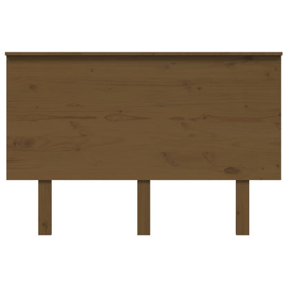 Solid Pine Bed Headboard in Honey Brown - 124x6x82.5 cm