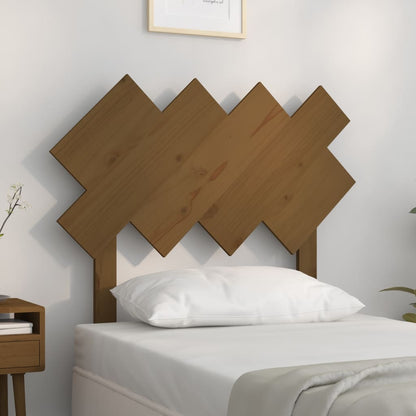Solid Pine Wood Headboard, Honey Brown, 92x3x81 cm, Stylish & Durable