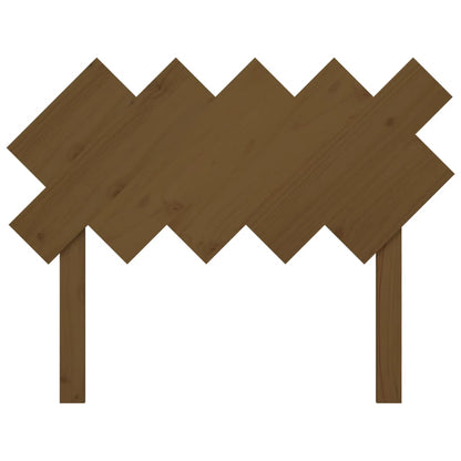 Solid Pine Wood Honey Brown Headboard 104x3x80.5 cm
