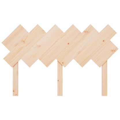 Solid Pine Wood Bed Headboard 132x3x81 cm - Rustic Charm