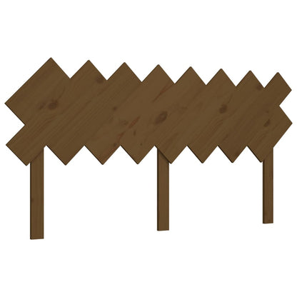Solid Pine Wood Honey Brown Bed Headboard 159.5x3x80.5 cm