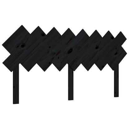 Solid Pine Black Headboard, 159.5x3x80.5 cm - Stylish & Durable