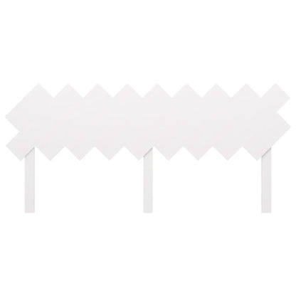 White Solid Pine Wood Bed Headboard 178x3x80.5 cm