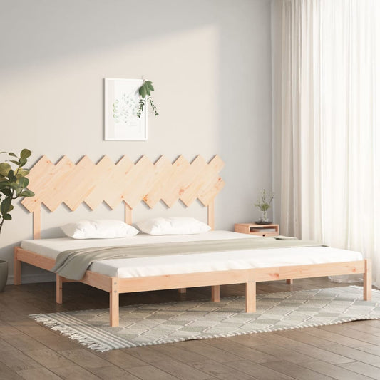 Solid Wood Bed Frame 200x200 cm - Durable & Stylish Design
