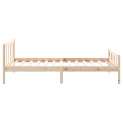 Solid Wood Bed Frame 100x200 cm - Durable, Stylish Design