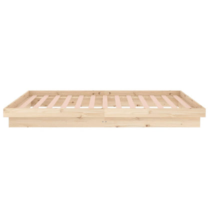 vidaXL Solid Wood Bed Frame 90x200 cm – No Mattress Included