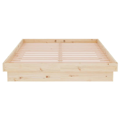 Solid Wood Bed Frame 120x200 cm - vidaXL (No Mattress)