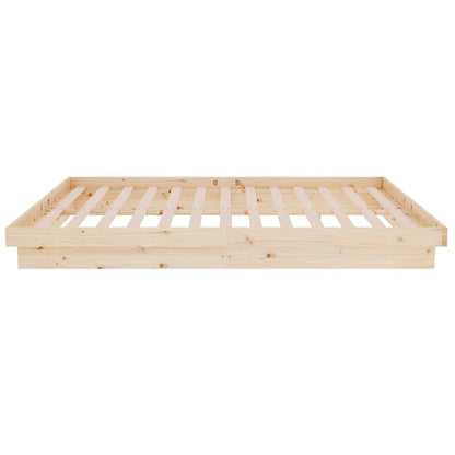 Solid Wood Bed Frame 120x200 cm - vidaXL (No Mattress)