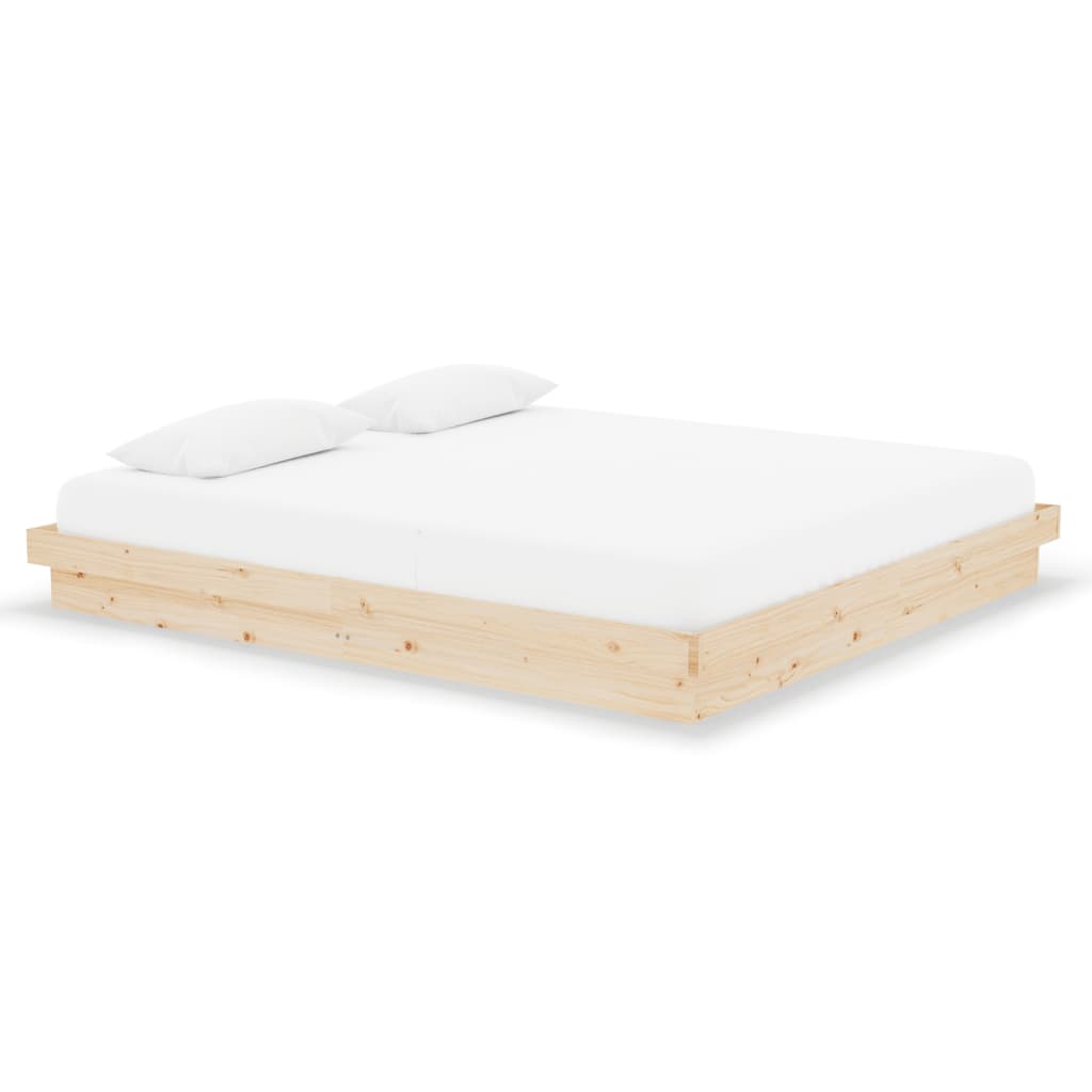 Solid Wood Super King Bed Frame - No Mattress Included
