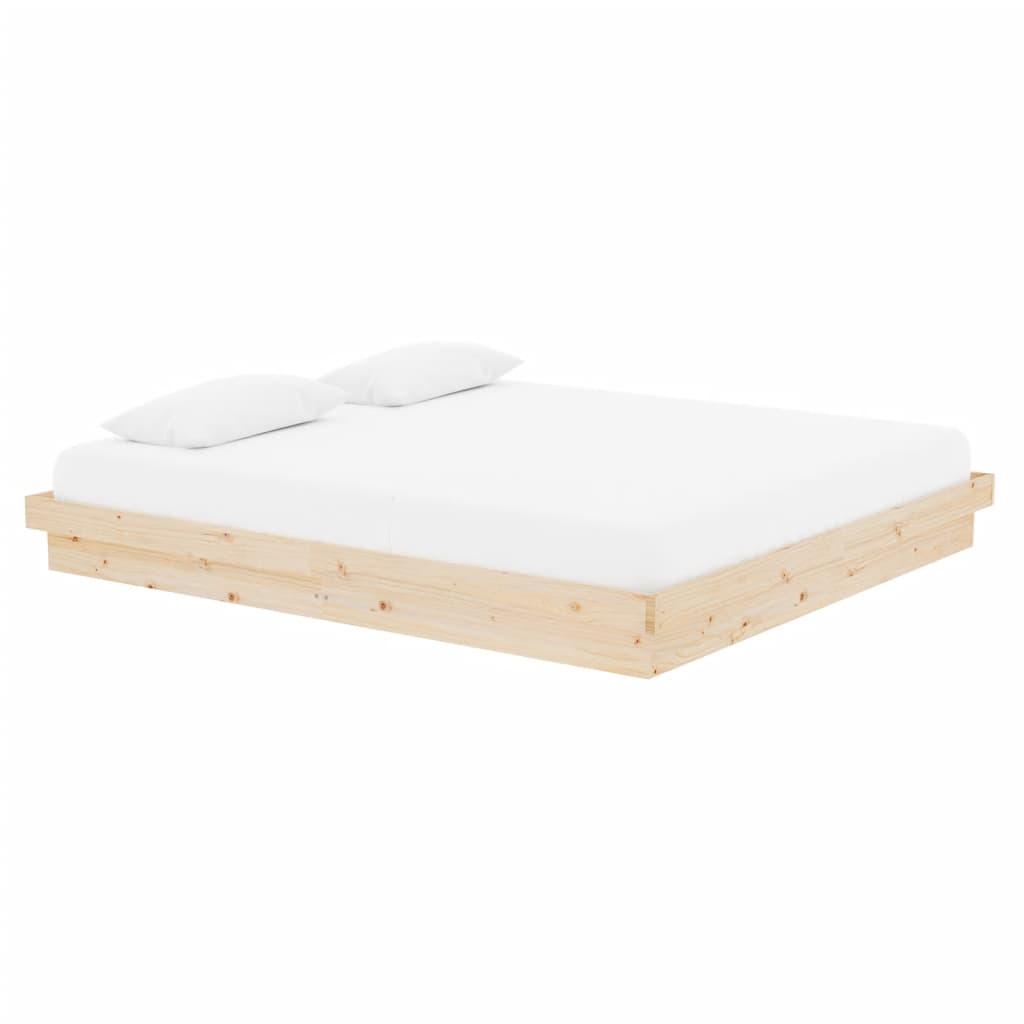 Solid Wood Super King Bed Frame - No Mattress Included