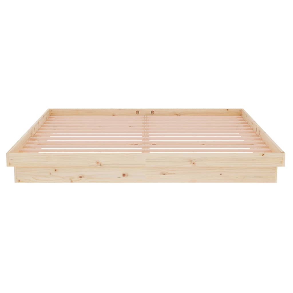 Solid Wood Super King Bed Frame - No Mattress Included