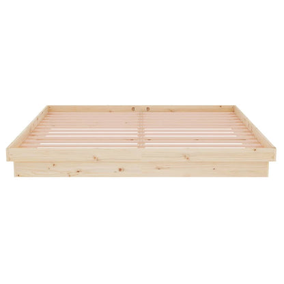 Solid Wood Super King Bed Frame - No Mattress Included