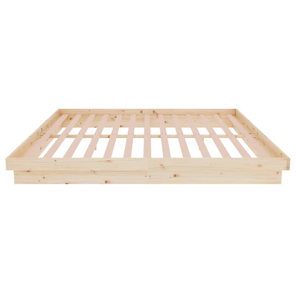 Solid Wood Super King Bed Frame - No Mattress Included