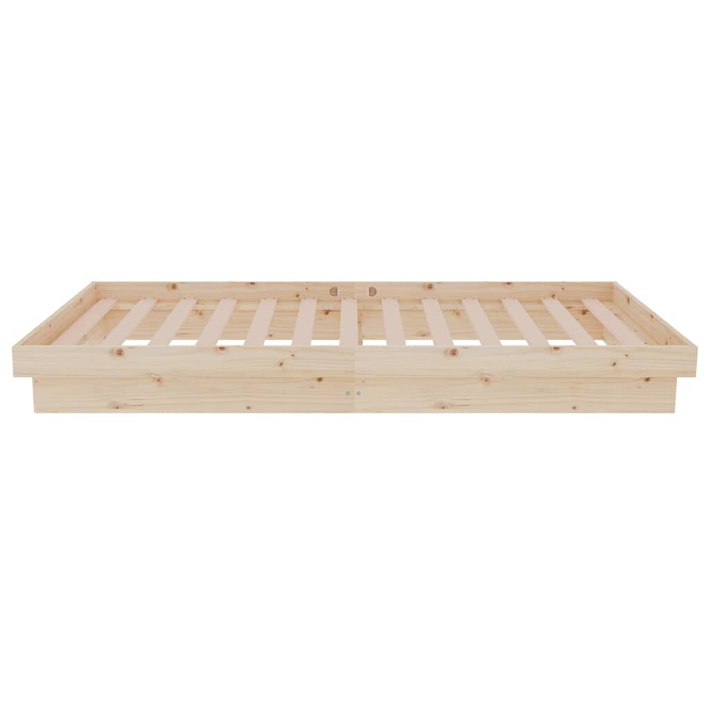 Solid Wood Single Bed Frame - Durable & Elegant Design