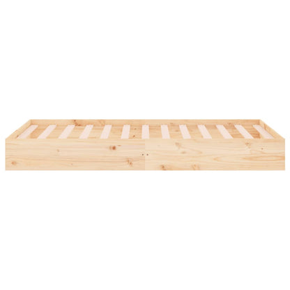 Solid Wood Bed Frame 100x200 cm - Sturdy, Elegant Design