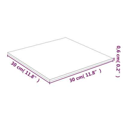 Clear Tempered Glass Table Top – Transparent 30x30 cm
