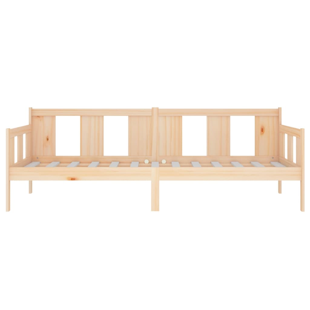 Solid Pine Day Bed Frame, 90x200 cm, No Mattress Included